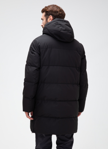 Мужской пуховик с капюшоном 