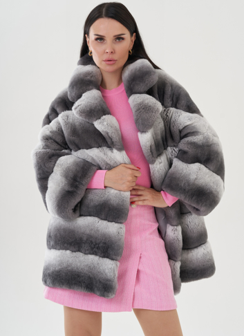 Шуба из кролика оверсайз Шуба из кролика оверсайз