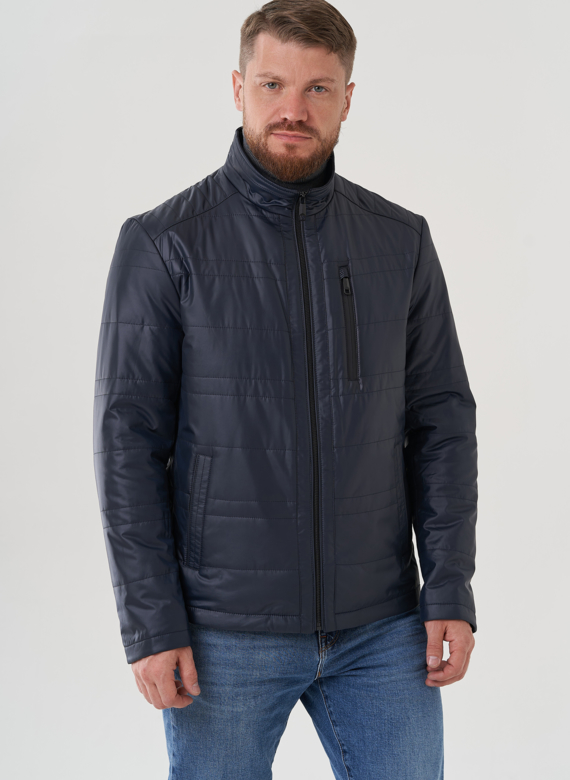 Мужская куртка синего цвета 
