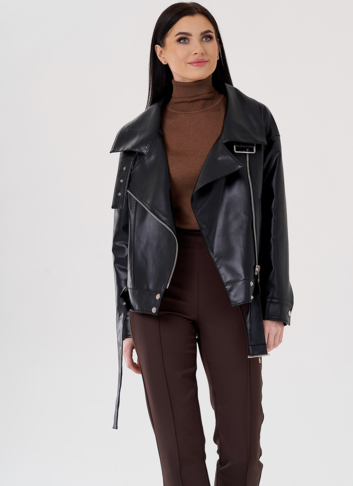 Куртка косуха на утеплении с отделкой натуральный козлик Куртка косуха на утеплении с отделкой натуральный козлик